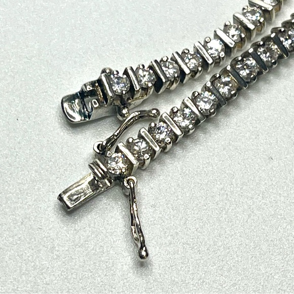 Sterling Silver 925 CZ Tennis Bracelet | Classic Sparkle - Picture 6 of 12